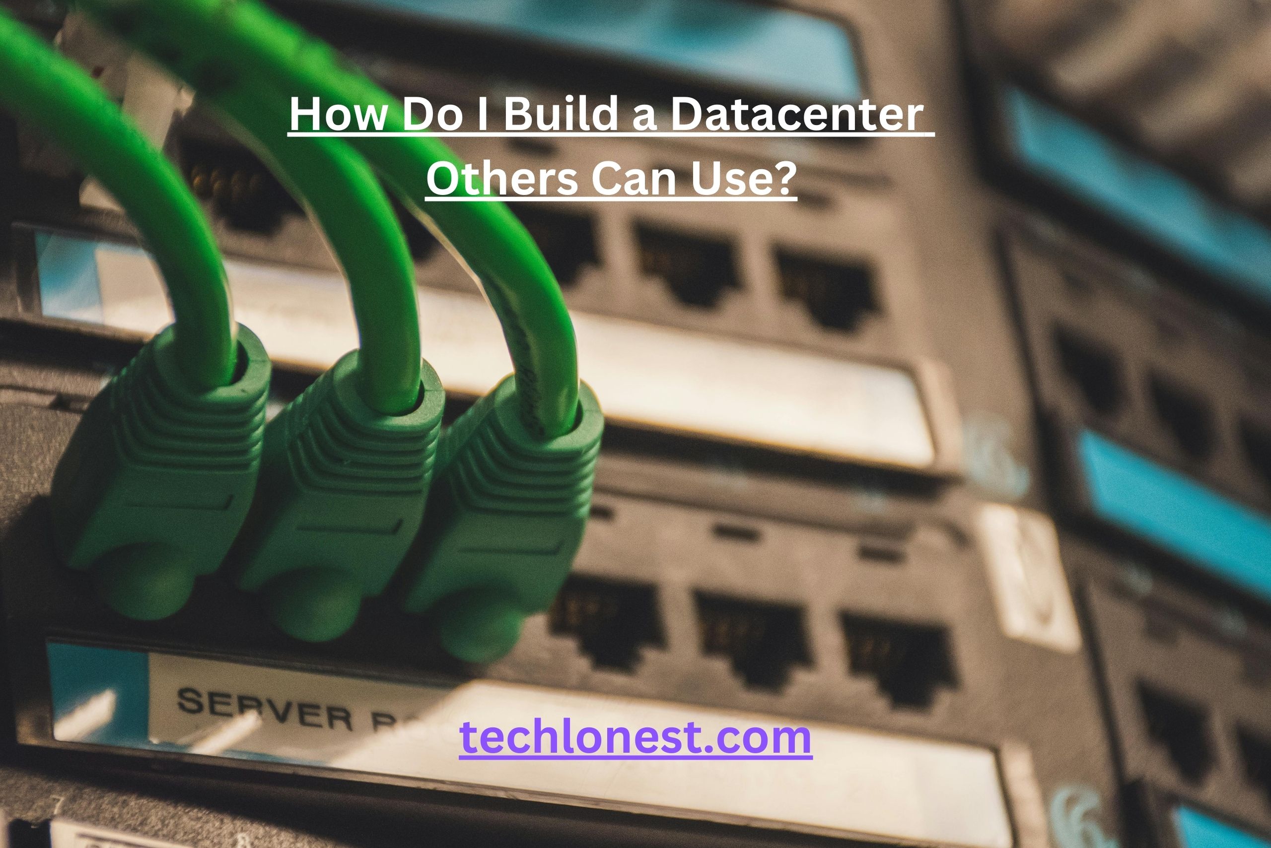 How Do I Build a Datacenter Others Can Use