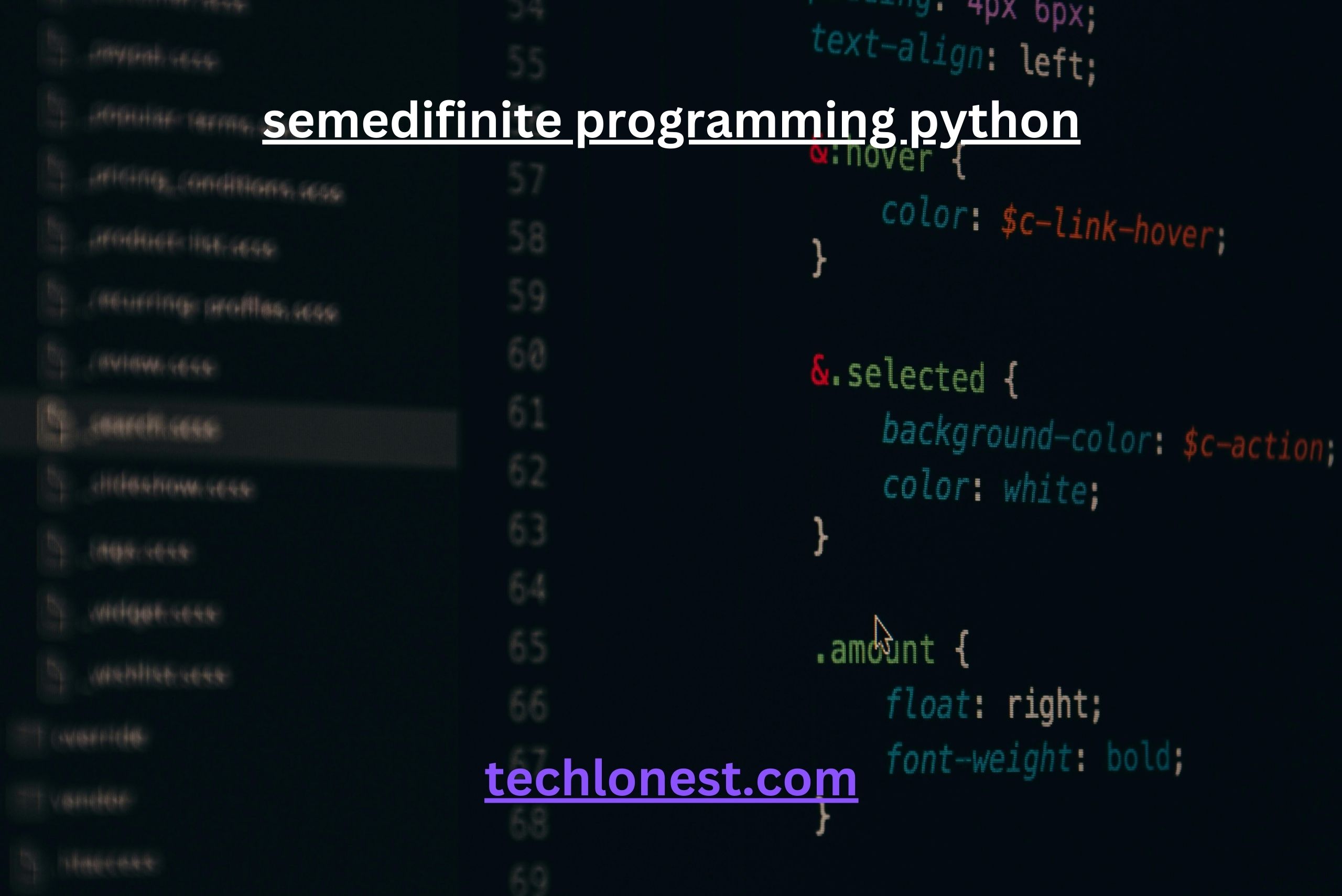 Semidefinite Programming Python: A Comprehensive Guide